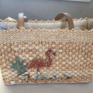 Summer handbag with Flamingo 🦩 Adorable!